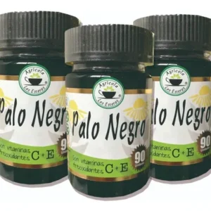 3 frascos de palo negro